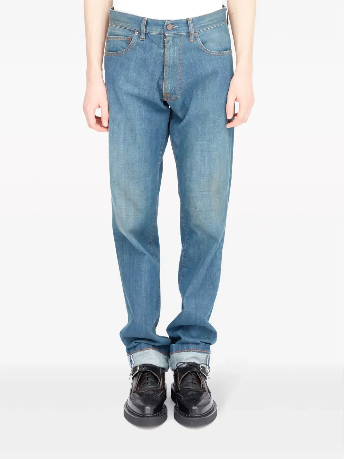 Maison Margiela アメリカーナ ターンアップジーンズ - 画像2