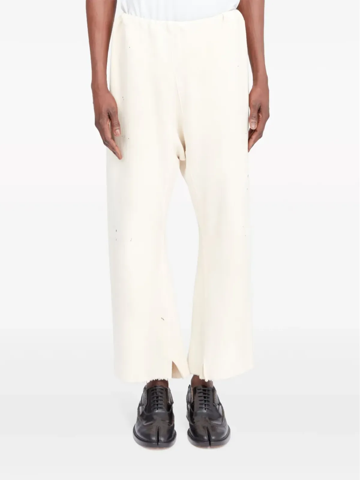 Maison Margiela カットアウトヘム トラックパンツ - ホワイト - 画像2