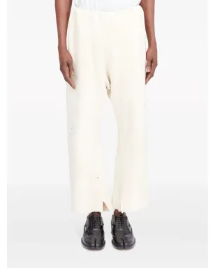 Maison Margiela カットアウトヘム トラックパンツ - ホワイト - サムネイル2