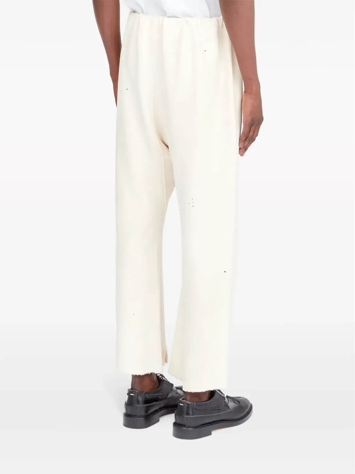 Maison Margiela カットアウトヘム トラックパンツ - ホワイト - 画像4