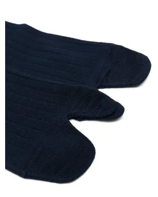 Maison Margiela タビリブ編みソックス - ブルー - サムネイル2