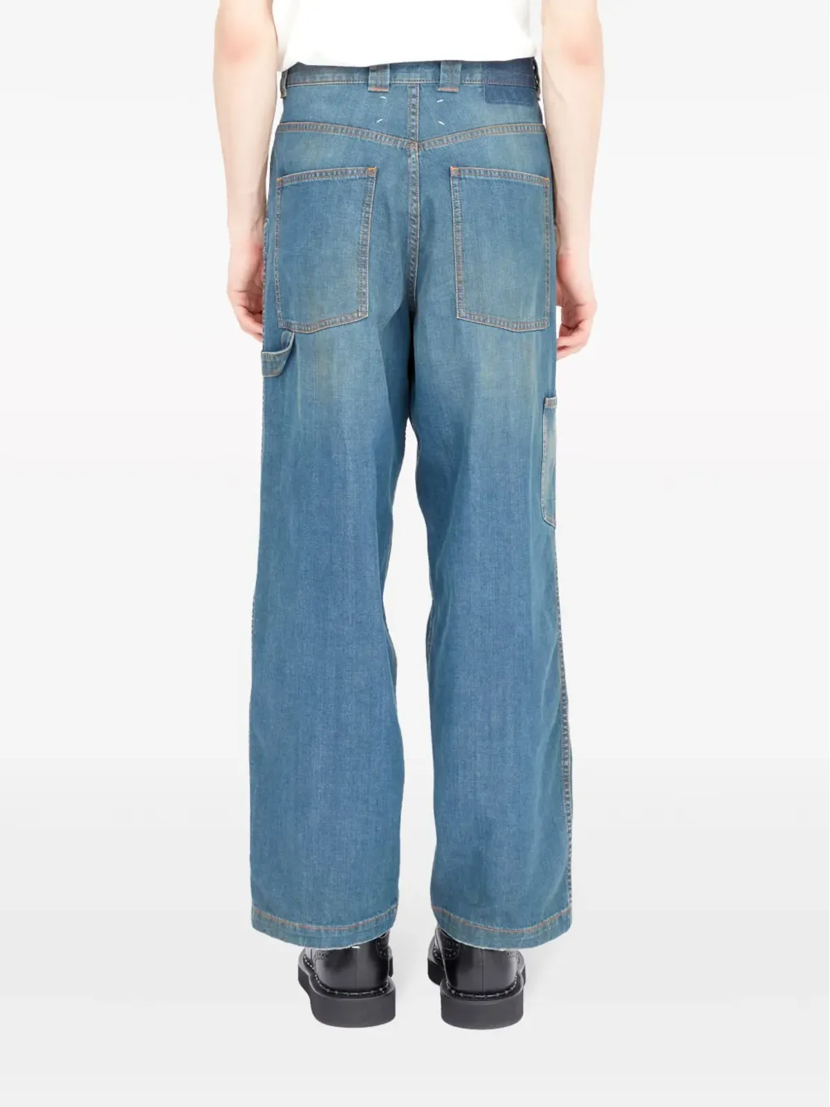 Maison Margiela ミッドライズ ワイドレッグ ジーンズ - 画像5