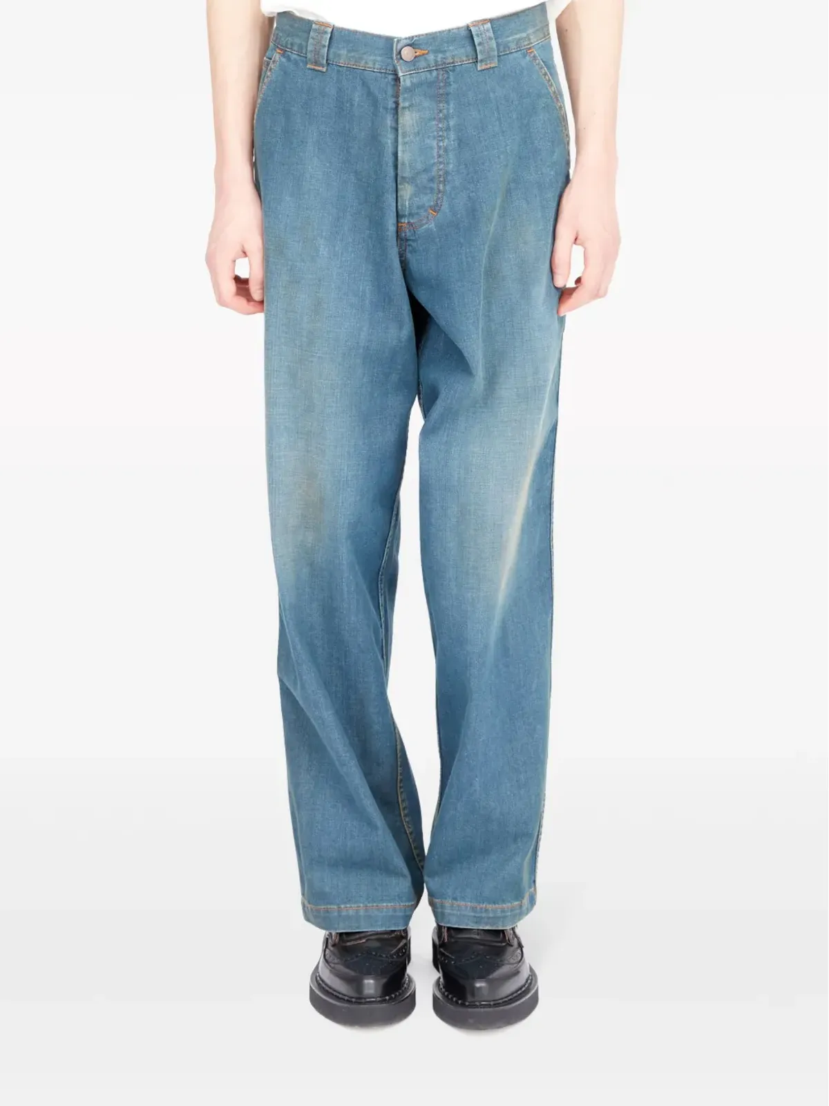 Maison Margiela ミッドライズ ワイドレッグ ジーンズ - 画像2
