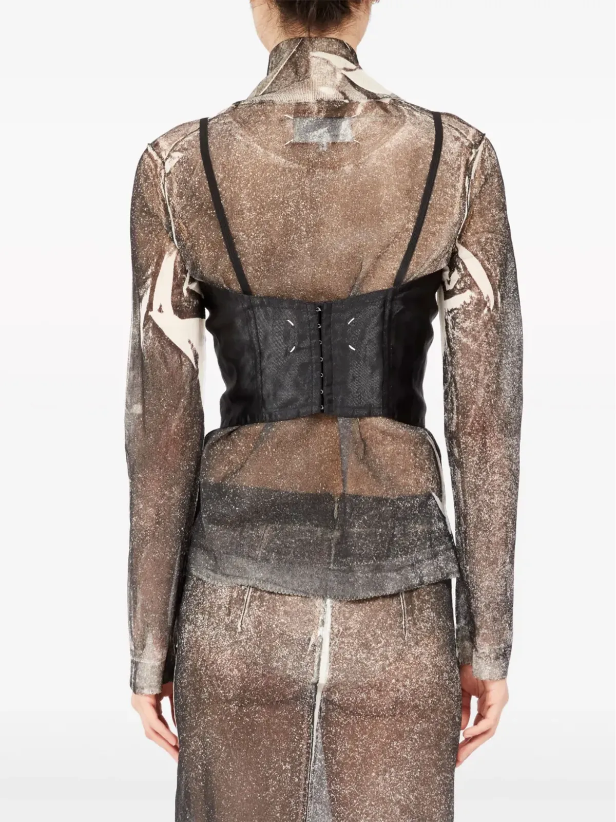 Maison Margiela メタルサテン ベストトップ - 画像5