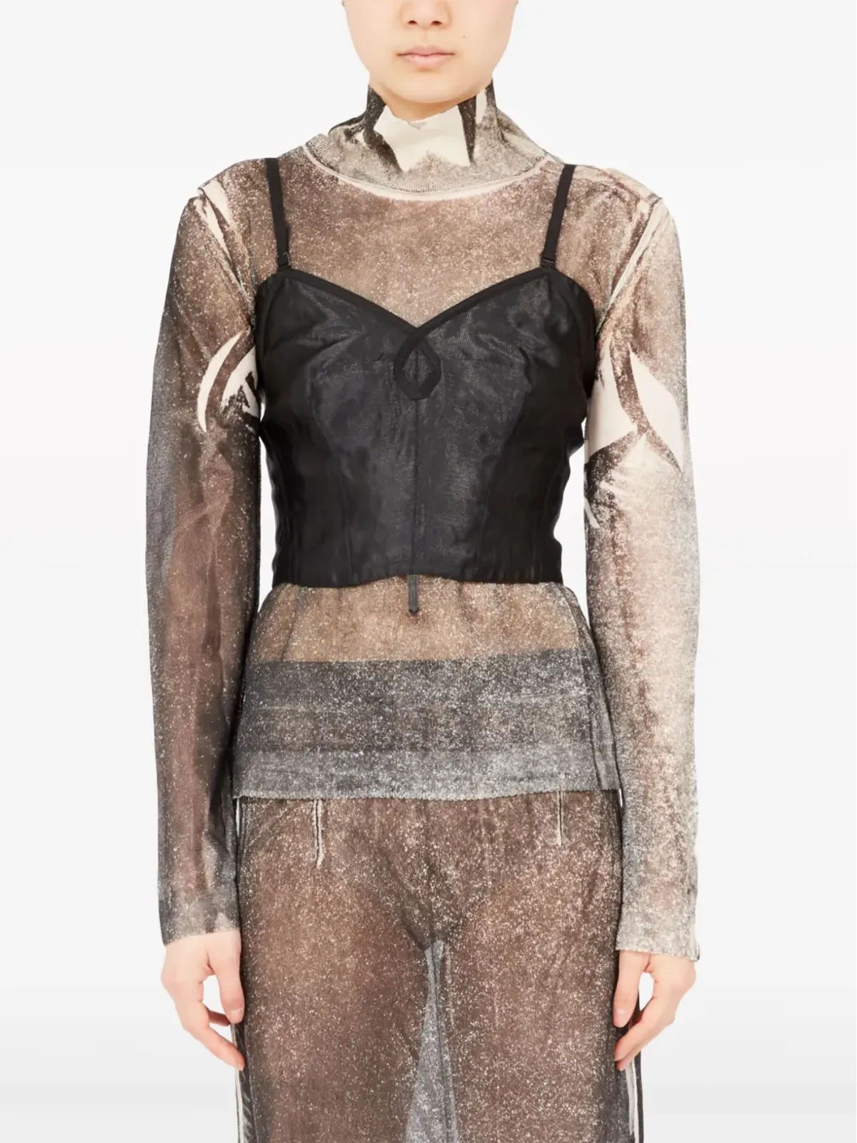 Maison Margiela メタルサテン ベストトップ - 画像2