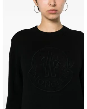 Moncler 刺繍ロゴ入り クルーネック ニット - サムネイル5