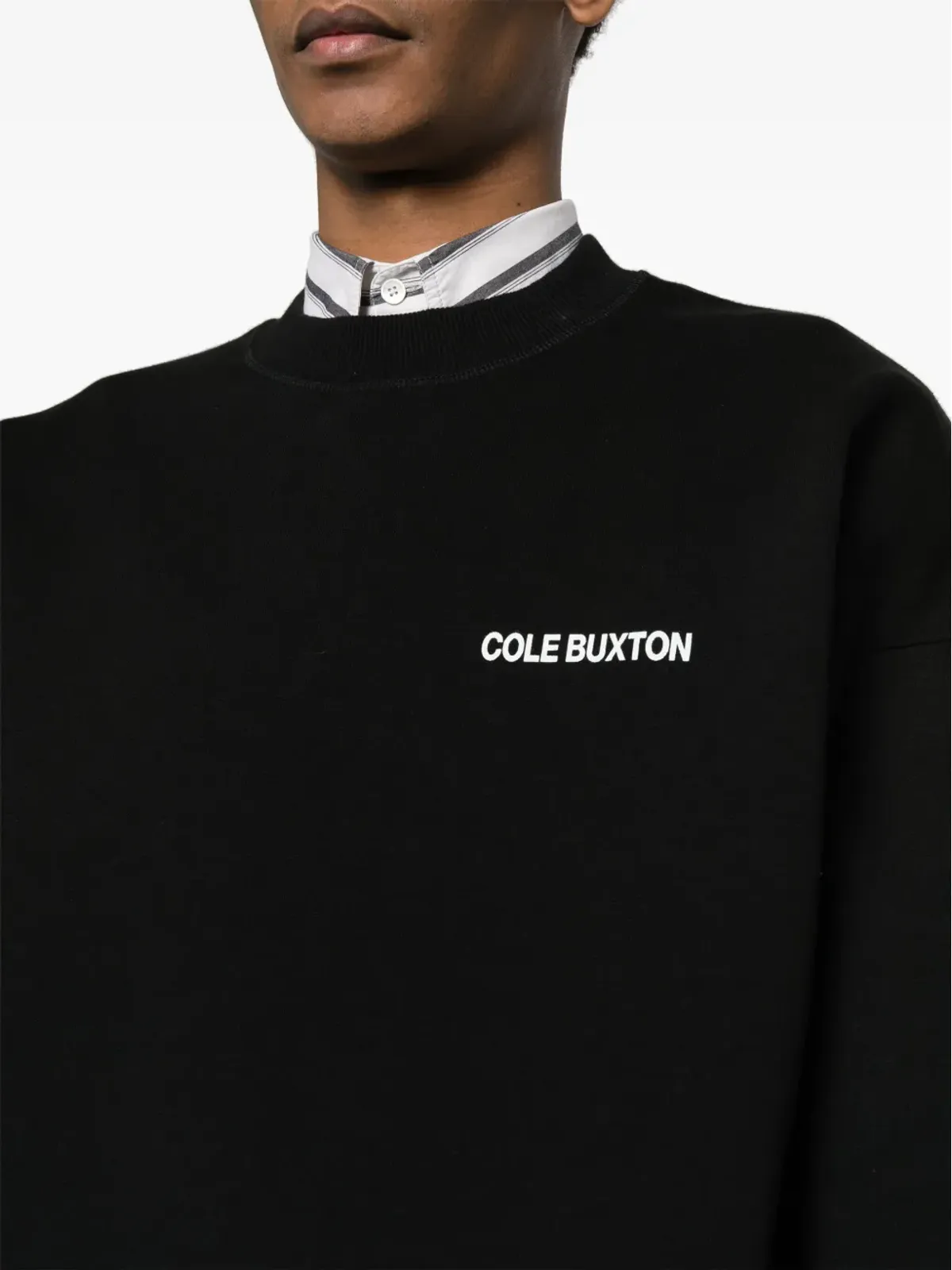 COLE BUXTON ロゴプリント コットン スウェットシャツ - 画像5
