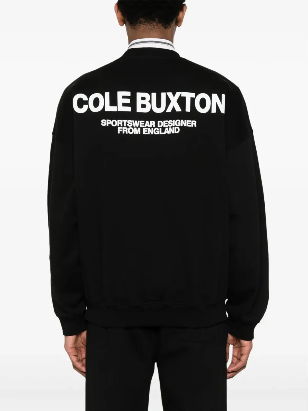 COLE BUXTON ロゴプリント コットン スウェットシャツ - 画像4