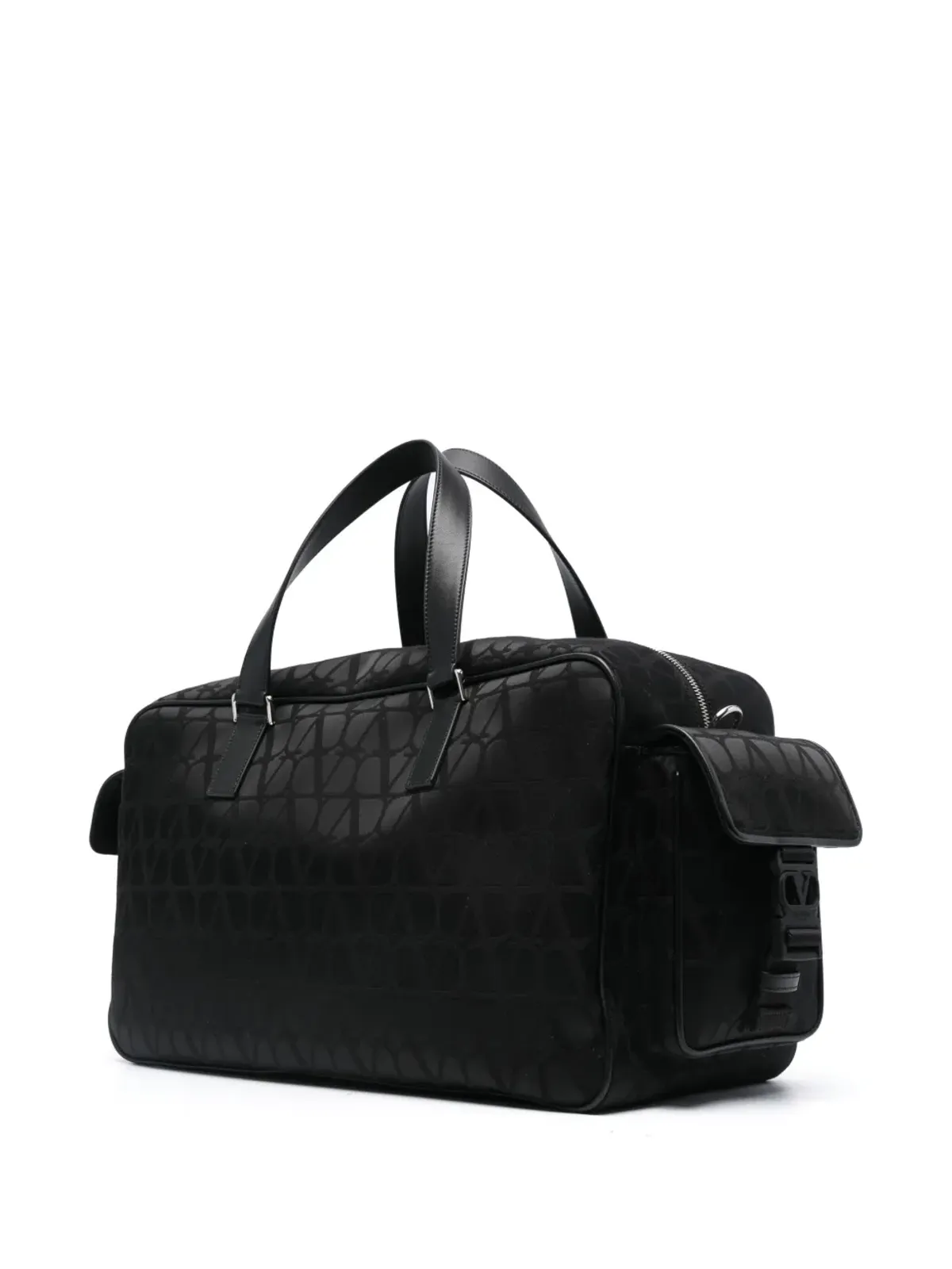 Valentino Garavani Toile Iconographe キャンバス ダッフルバッグ - ブラック - 画像2