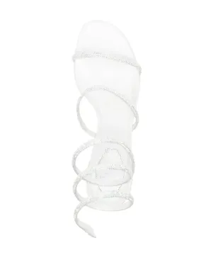 René Caovilla Cleo embellished leather sandals - White - サムネイル4