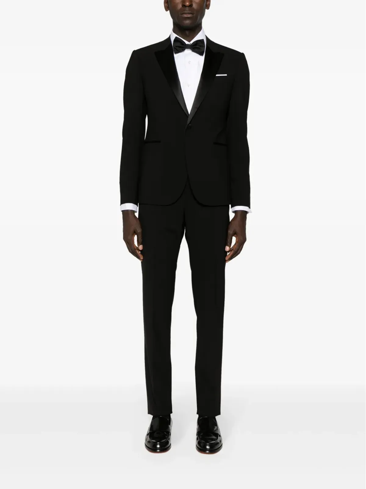 Emporio Armani シングルブレスト テーラードスーツ - ブラック - 画像2