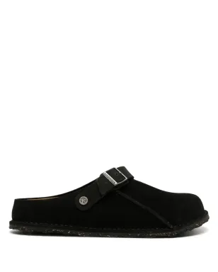 Birkenstock ルトリー プレミアムスエードスリッパ - ブラック - サムネイル1