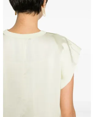 Fabiana Filippi ノースリーブ コットンTシャツ - グリーン - サムネイル5
