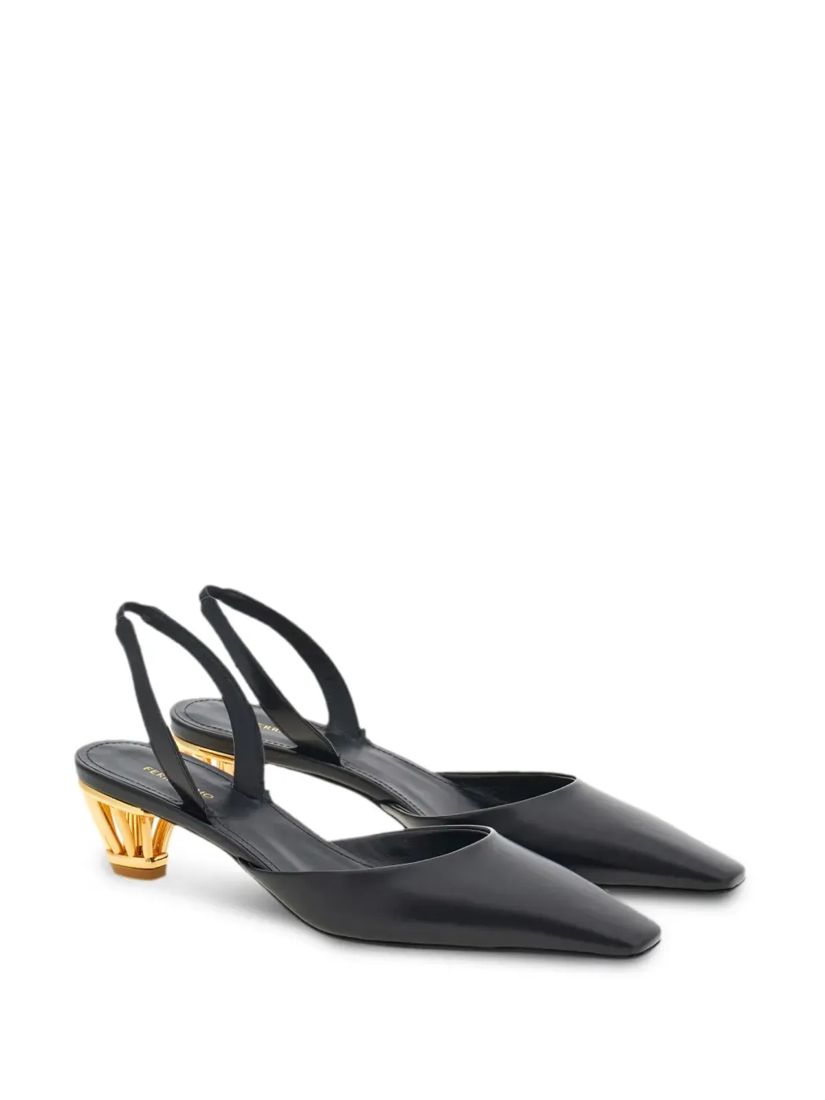 Ferragamo ケージヒール・スリングバック・パンプス - 画像2