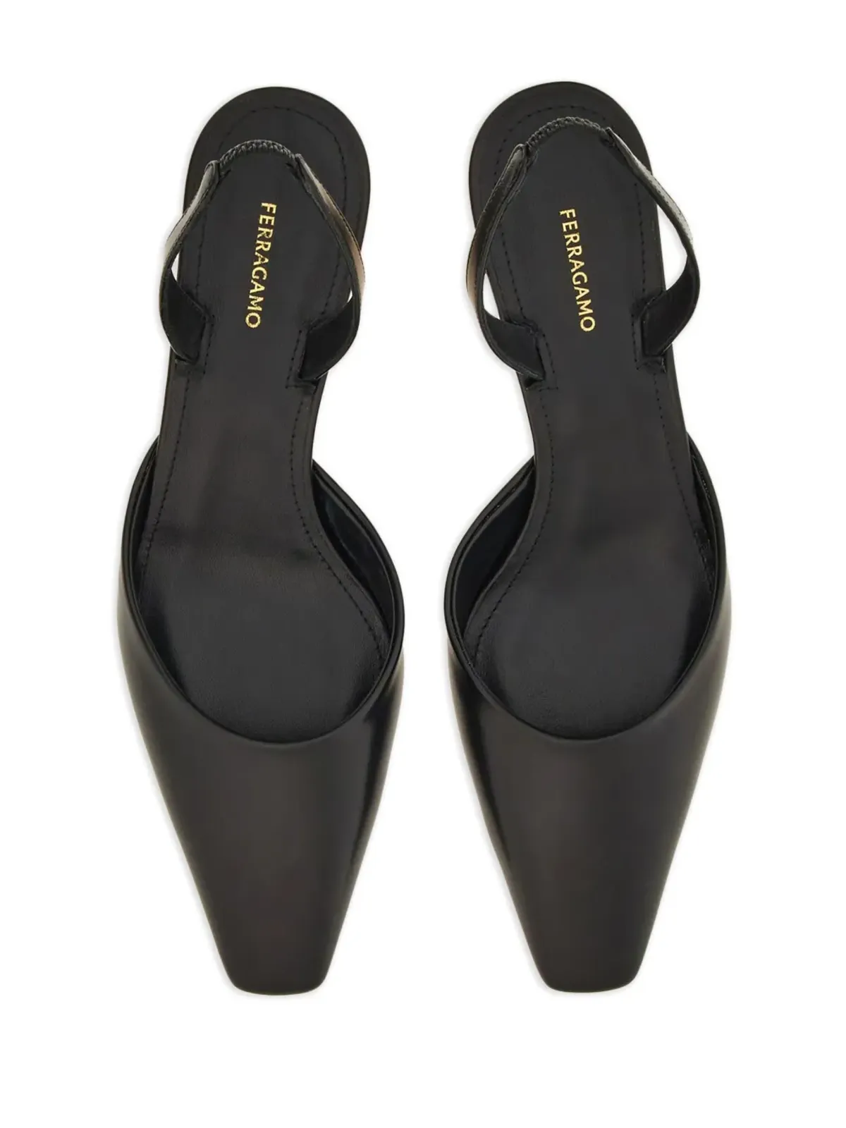 Ferragamo ケージヒール・スリングバック・パンプス - 画像4