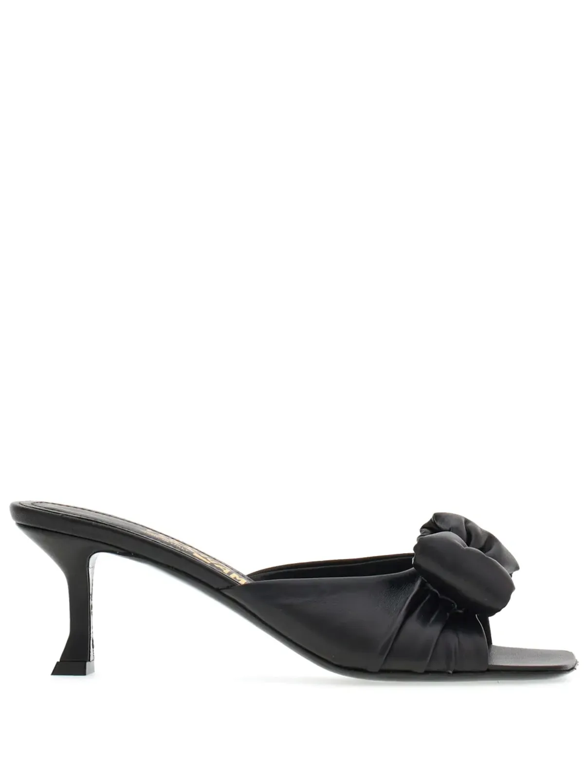Ferragamo パッド入りヴァラ サンダル - ブラック - 画像1