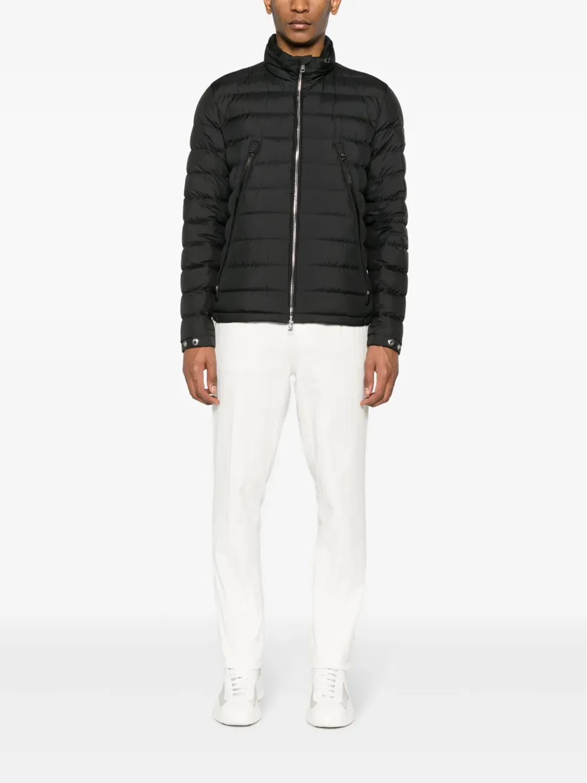 Moncler アルフィット フード付き ダウンジャケット - ブラック - 画像2