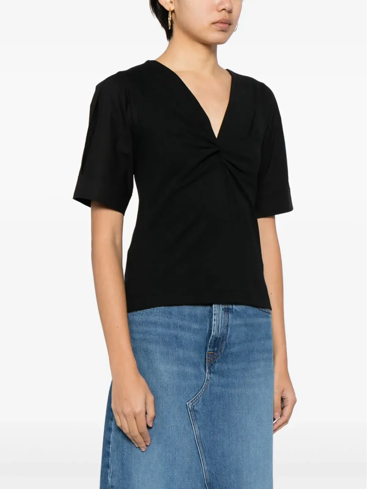 Tanya Taylor ロンネル ツイスト コットン Tシャツ - 画像3