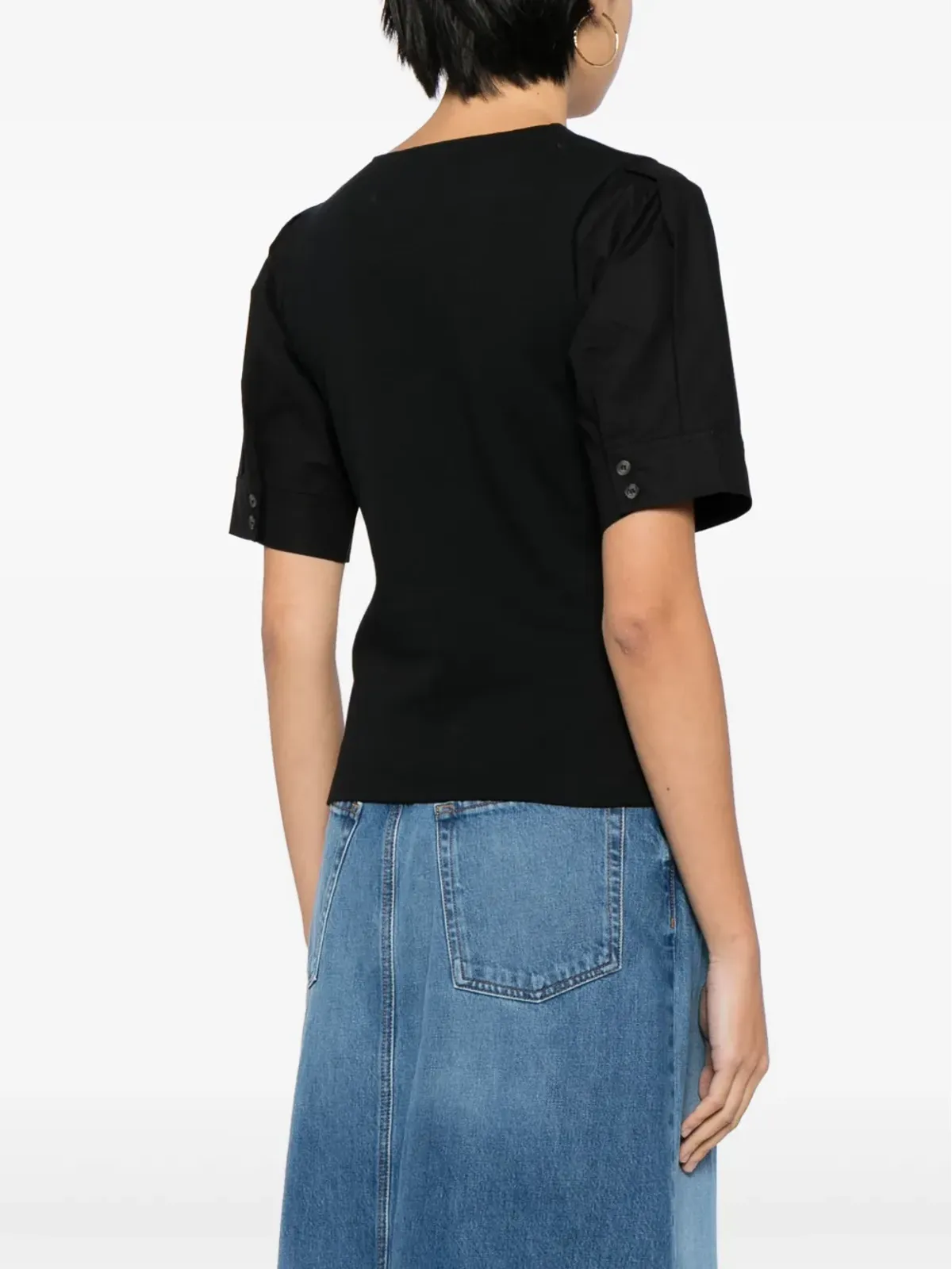 Tanya Taylor ロンネル ツイスト コットン Tシャツ - 画像4