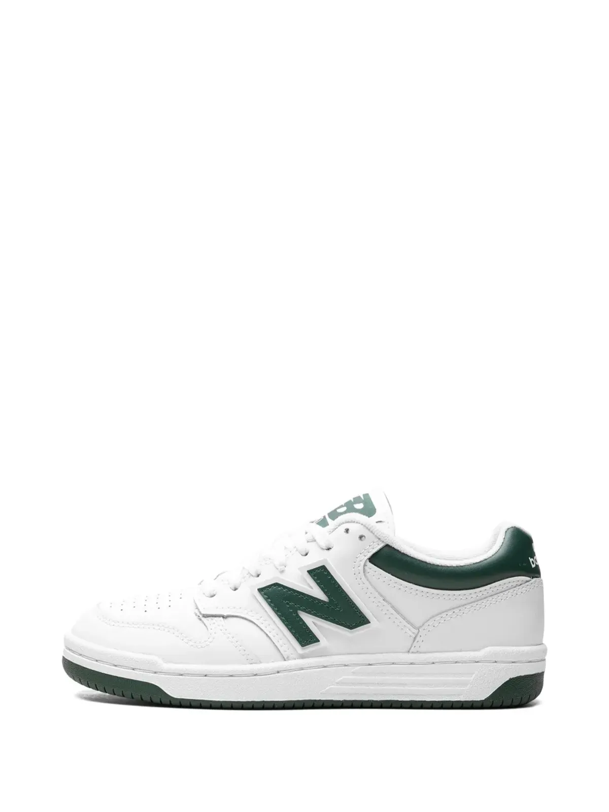 New Balance 480 ホワイト/ナイトウォッチグリーン スニーカー - 画像5