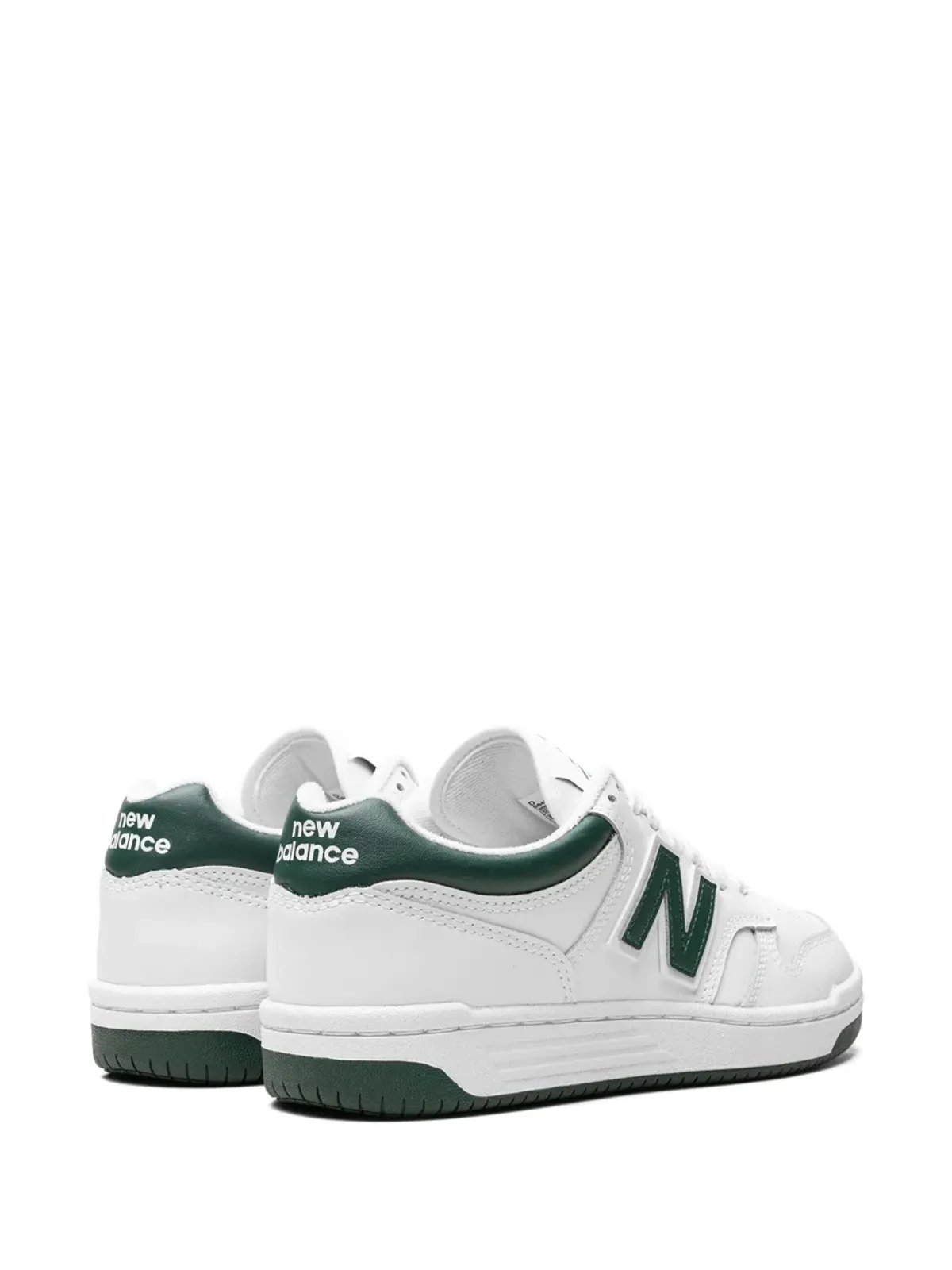 New Balance 480 ホワイト/ナイトウォッチグリーン スニーカー - 画像3