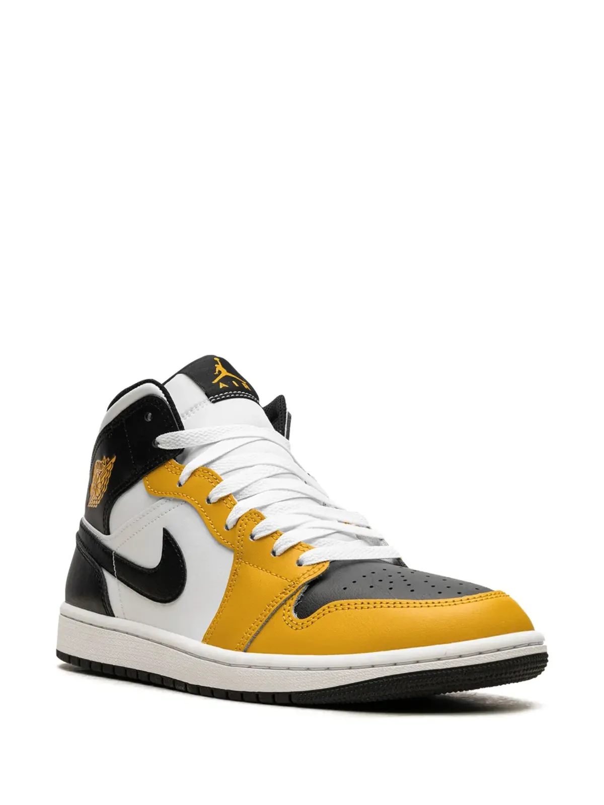 Jordan エアジョーダン 1 ミッド イエローオークル スニーカー - 画像2