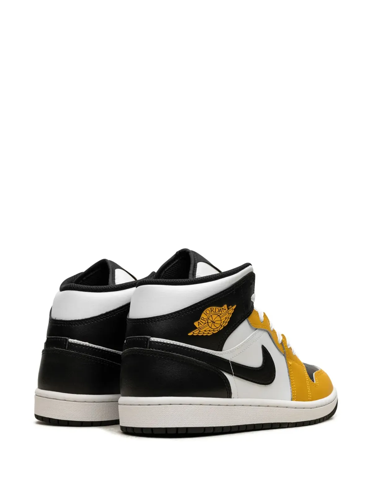 Jordan エアジョーダン 1 ミッド イエローオークル スニーカー - 画像3