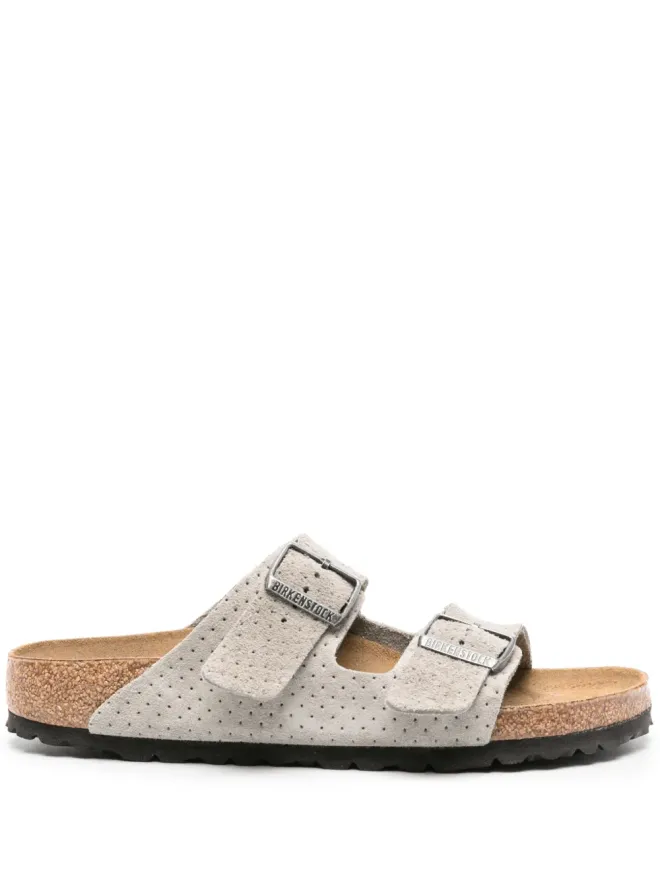 Birkenstock Birkenstock アリゾナ パンチング加工スエードスライドの商品画像