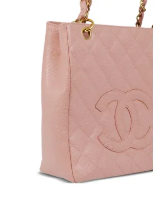 CHANEL ビンテージ 2003年 プチ・キルティング トートバッグ - ピンク - サムネイル3