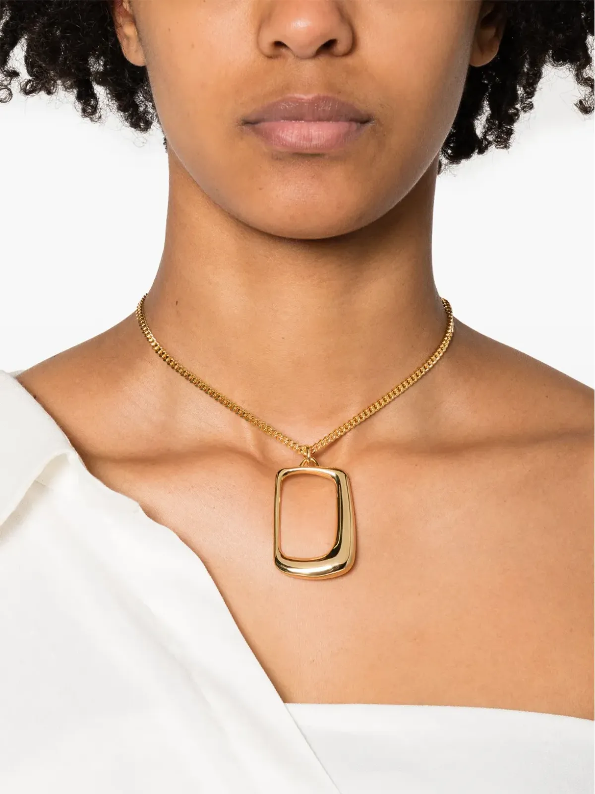 Jacquemus Le Collier Ovalo ネックレス - ゴールド - 画像2