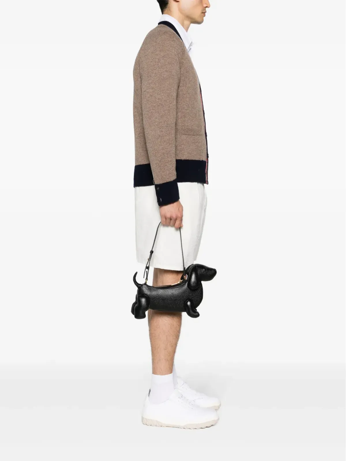 Thom Browne ヘクター レザー ショルダーバッグ - 画像2