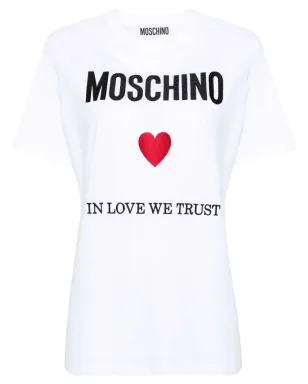 Moschino In Love We Trust コットン Tシャツ - サムネイル1