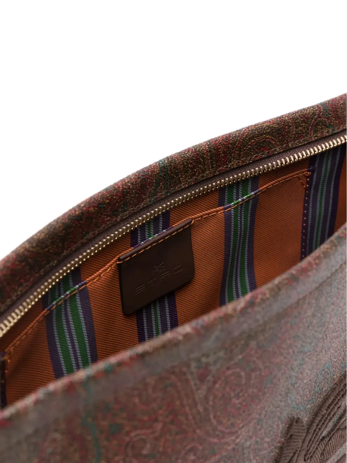 ETRO Essential ペイズリープリント クラッチバッグ - 画像4