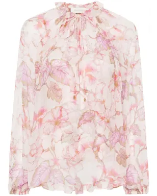 ZIMMERMANN Matchmaker Billow 花柄プリント ブラウス - Pink - サムネイル1
