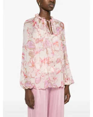 ZIMMERMANN Matchmaker Billow 花柄プリント ブラウス - Pink - サムネイル3