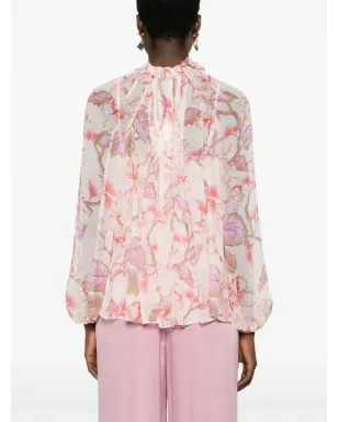 ZIMMERMANN Matchmaker Billow 花柄プリント ブラウス - Pink - サムネイル4