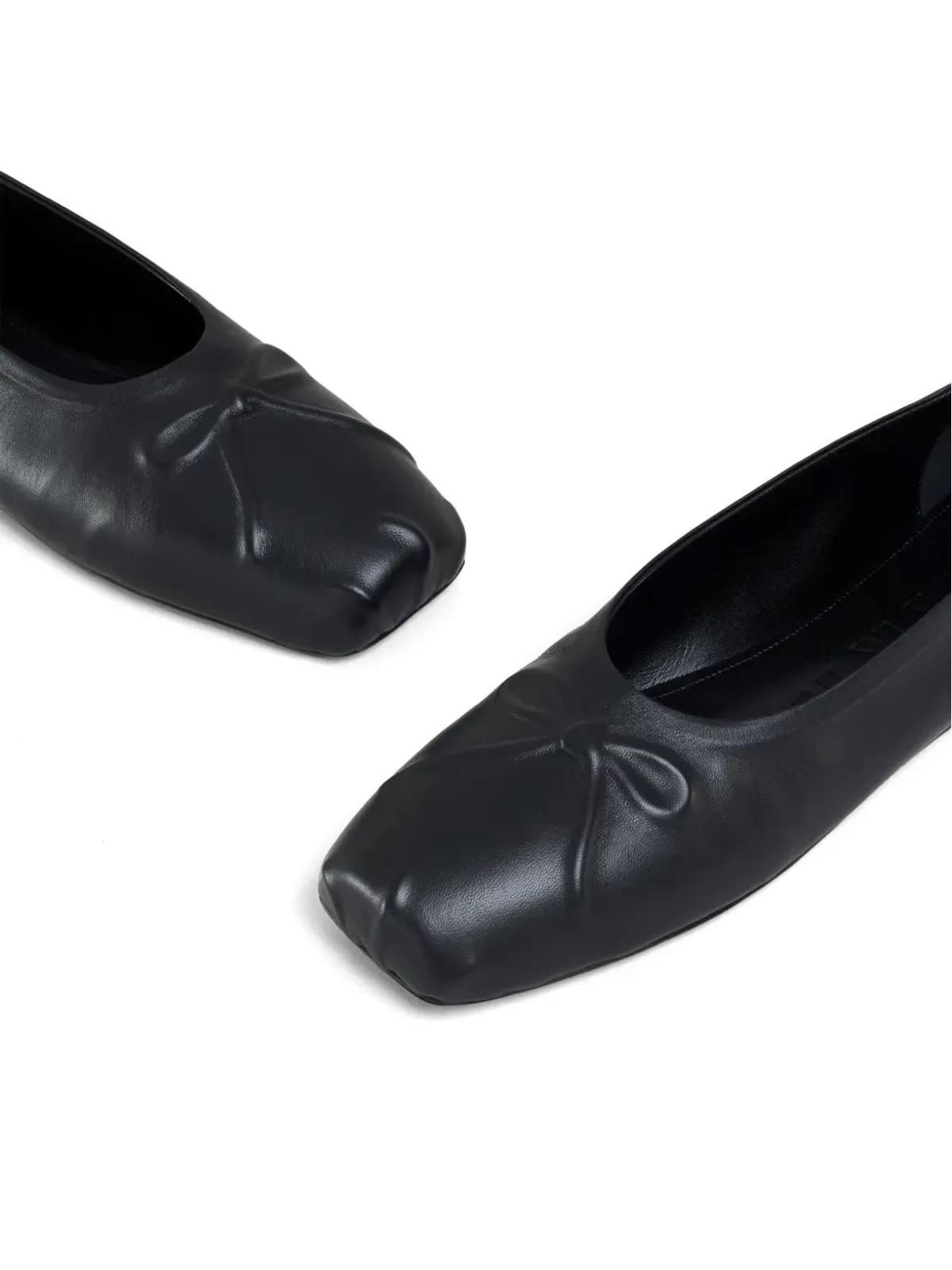 Marni レザー バレエシューズ - ブラック - 画像5