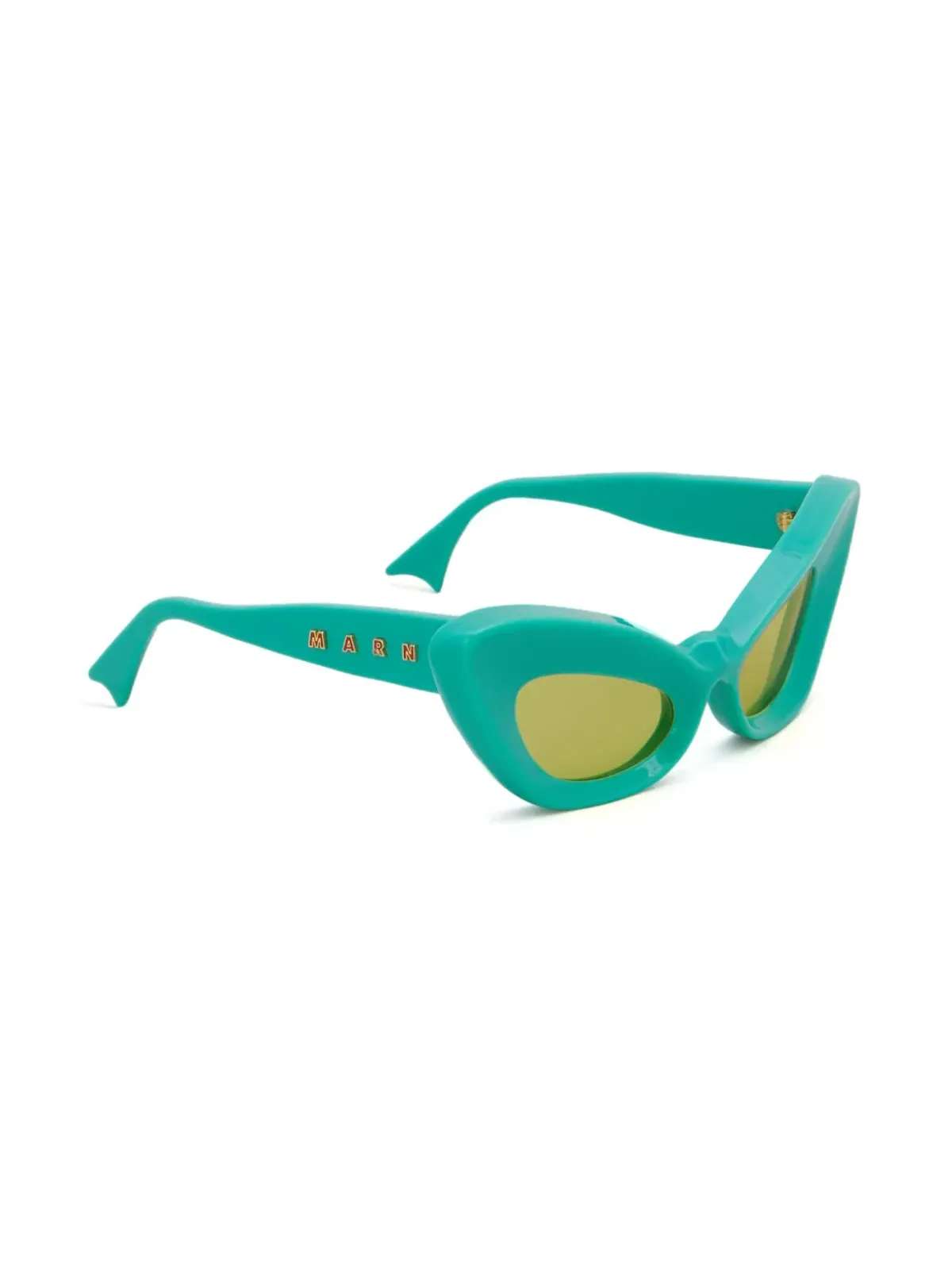 Marni Eyewear キャットアイ グリーン - 画像2