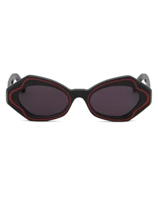 Marni Eyewear 幾何学フレームのティントサングラス - サムネイル1