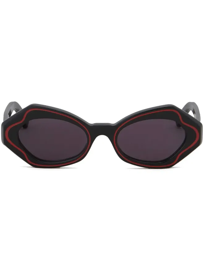 Marni Eyewear Marni Eyewear 幾何学フレームのティントサングラスの商品画像