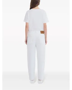 Marni アップリケ付きテーパードジーンズ - ホワイト - サムネイル4