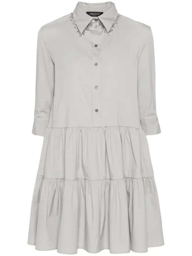 Fabiana Filippi Fabiana Filippi フレアシャツドレスの商品画像