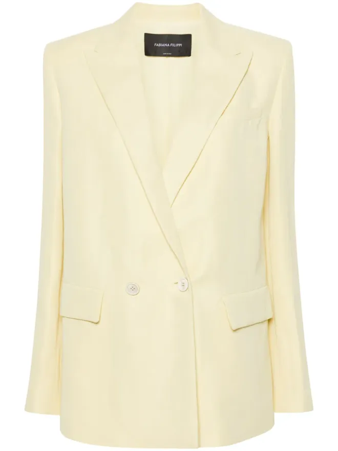 Fabiana Filippi Fabiana Filippi ピークドラペル ダブルブレスト ブレザーの商品画像