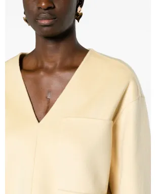 Fabiana Filippi V-neck カシミヤセーター イエロー - サムネイル5