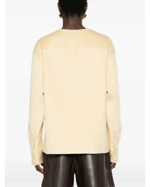 Fabiana Filippi V-neck カシミヤセーター イエロー - サムネイル4