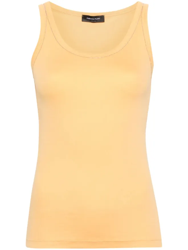 Fabiana Filippi Fabiana Filippi ボールチェーン タンクトップ - イエローの商品画像