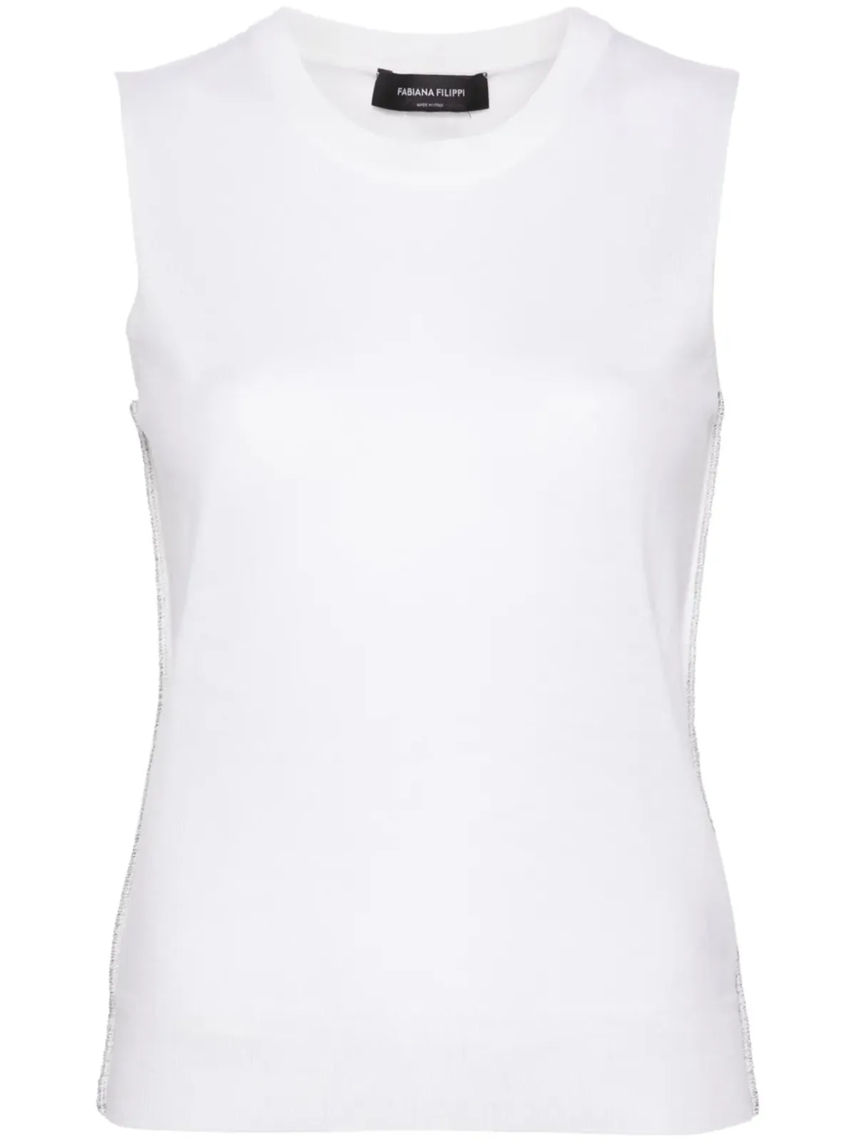 Fabiana Filippi ルレックスディテール入りの細編みトップス - 画像1