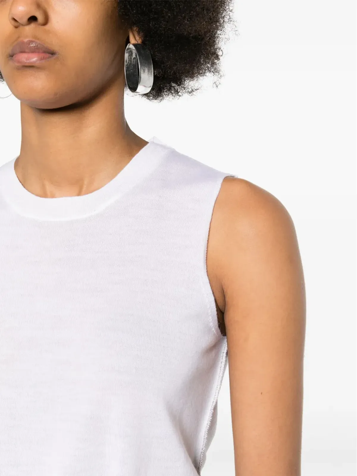 Fabiana Filippi ルレックスディテール入りの細編みトップス - 画像5