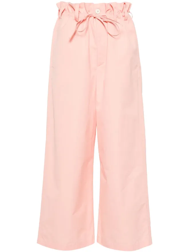 Fabiana Filippi Fabiana Filippi ハイライズ コットンパンツ - ピンクの商品画像