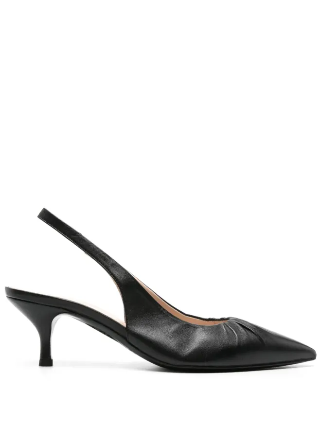 Fabiana Filippi Fabiana Filippi 55mmのルシュディテールパンプス - ブラックの商品画像
